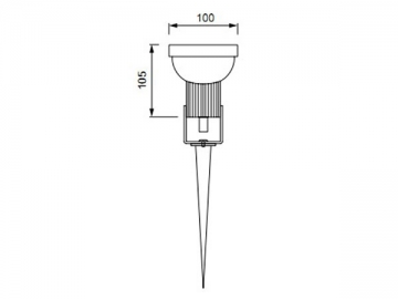 Luminaire de pelouse