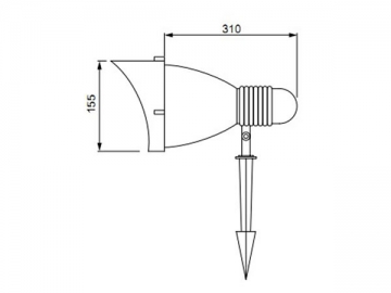 Luminaire de pelouse