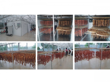 Chambre de séchage à saucisses