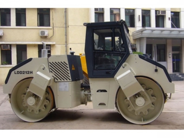 Compacteur vibrant tandem <small>(Rouleau compresseur 12000kg, 10000kg modèle LDD212H/ LDD210H)</small>