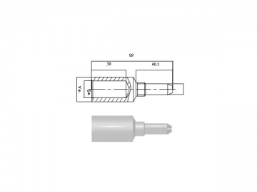 Connecteur séparable droit blindé 24KV/250A KLJZ-4