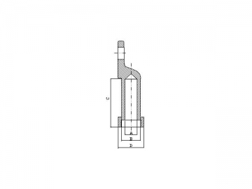 Extrémité extérieure poluée unipolaire / normale unipolaire W(N)LS-24KV/35KV