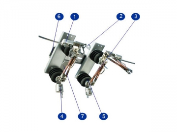 Sectionneur haute tension extérieur SSOD2