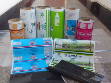 Film imprimé (pour sachets de lait)