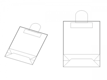 Colleuse de poignée pour sac en papier ZB100J
