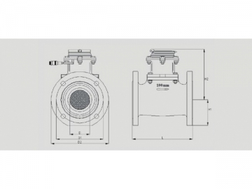 Compteur d'eau froide type Woltmann LXLY