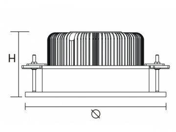 Downlight LED  32W