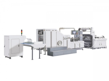 Machine de fabrication de sacs en papier <small>(sacs en papier à fond carré, moyenne ou grande taille)</small>