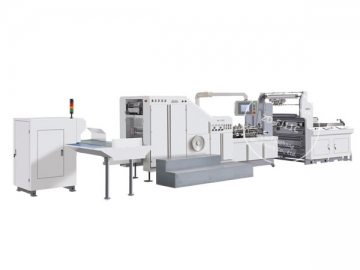 Machine de fabrication de sacs en papier <small>(sacs en papier à fond carré, moyenne ou grande taille)</small>