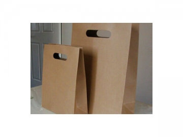 Machine de fabrication de sacs en papier<small>(sacs en papier avec poignée renforcée)</small>