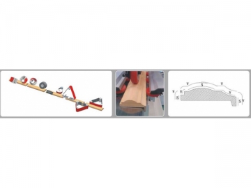 Ligne de ponçage MM-S3W6 (pour les profilés en L)