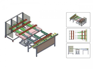 Machine verticale à empiler et désempiler