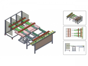 Machine verticale à empiler et désempiler