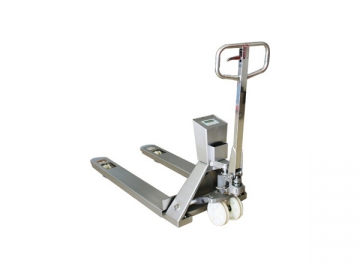 <strong>Transpalette peseur</strong> <small>(Transpalette de pesage)</small>