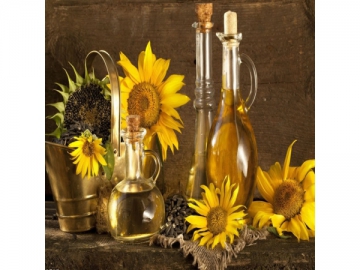 Huile brute de tournesol