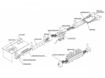Ligne de production de nouilles instantanées ZHY
