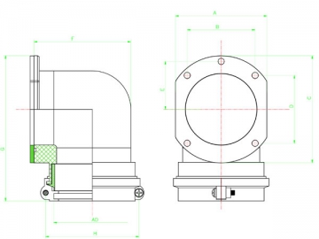 <strong>Connecteur en plastique</strong> 90° <small>(clipsable)</small>