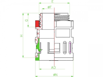 <strong>Connecteur rapide</strong> 180°