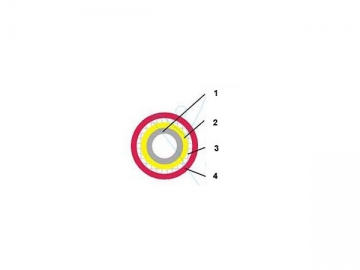Cordon de raccordement <small>(à fibre optique blindée multiconducteur)</small>