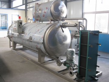 Sterilization Equipment<small><br /> (Autoclave semi-automatique par pulvérisation d'eau)</small>