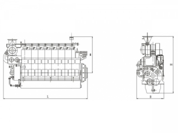 Moteur diesel marin <br/><small>(série 230)</small>