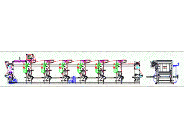 Machine d’impression hélio économique à vitesse moyenne DNAY800E/1100E