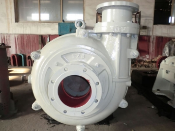 Pompe pour liquides chargés <small>(Pompe centrifuge monocellulaire horizontale avec boîtier divisé)</small>