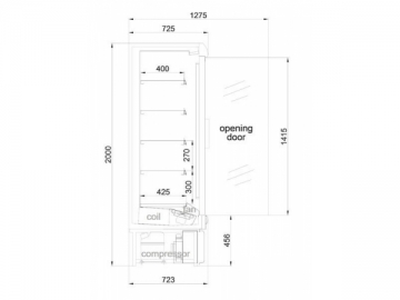 Vitrine réfrigérée Multideck