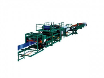 Ligne de production de panneaux sandwich