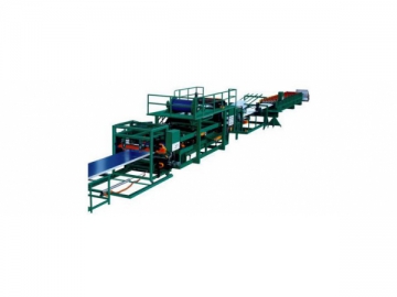 Ligne de production de panneaux sandwich