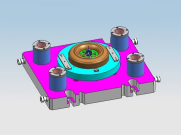 Outillage de machine<small>(pour la production de rayons de roue)</small>