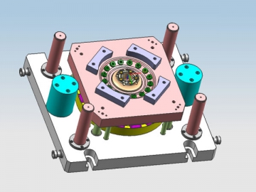 Outillage de machine<small>(pour la production de rayons de roue)</small>