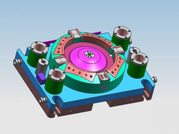 Outillage de machine<small>(pour la production de rayons de roue)</small>