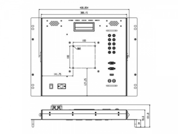 Moniteur monté en rack TL-S1700HD/SD/NP