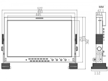 Moniteur de terrain TL-B2000HD