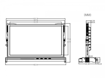 Moniteur de terrain TL2000HD-SE/SEA (amovible)
