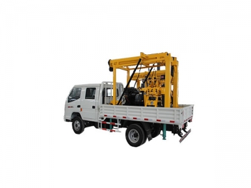Foreuse de puits d'eau montée sur camion HFT200