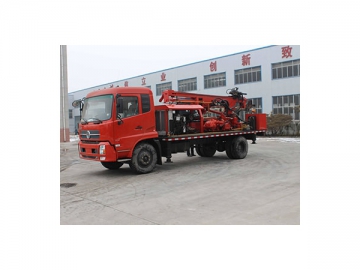 Foreuse de puits d'eau montée sur camion HFT220