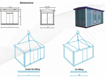 Poste électrique préfabriqué (Type européen)