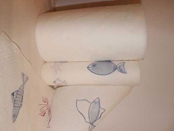 Ligne d'emballage de papier toilette et papier essuie-tout