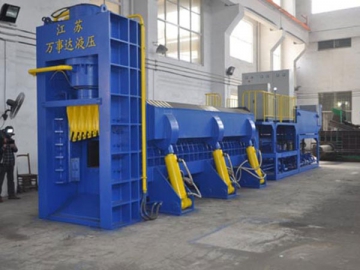 Presse à balles avec cisaille guillotine pour ferraille WSD-6300