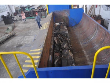 Presse à balles avec cisaille guillotine pour ferraille WSD-6300