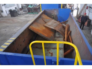 Presse à balles avec cisaille guillotine pour ferraille WSD-6300
