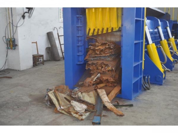 Presse à balles avec cisaille guillotine pour ferraille WSD-6300
