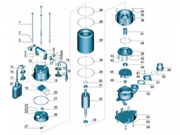 Pompe submersible en acier inoxydable XSP(12/18)