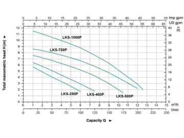 Pompe submersible pour jardin LKS(250P-1000P)