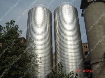 Ligne de production de silo en acier