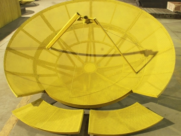 Réflecteur d'antenne radar 1,8m, 2,4m, 3,2m, 3,7m, 4,3m, 4,5m