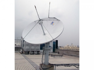 Antenne VSAT mouvement complet 3m