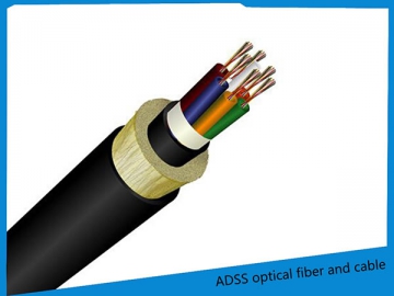 Câble autoporteur diélectrique à fibres optiques